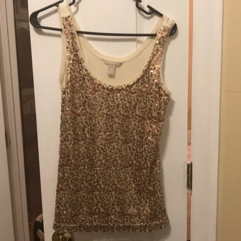 Banana Republic Camisole - Gold & Bronze Sparkle